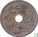 Belgique 5 centimes 1906 (NLD - avec croix sur couronne) - Image 2