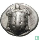 Aigina AR Drachme 404-340 BC - Afbeelding 1