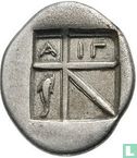 Aigina AR Drachme 404-340 BC - Afbeelding 2