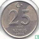 Turkije 25 yeni kurus 2005