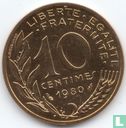 Frankreich 10 Centime 1980 - Bild 1