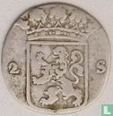 Holland 2 stuiver 1717 - Afbeelding 2