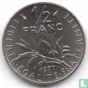 Frankrijk ½ franc 1977 - Afbeelding 1