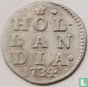 Holland 2 stuiver 1734 (zilver) - Afbeelding 1