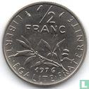 Frankreich ½ Franc 1976 - Bild 1