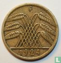 Duitse Rijk 5 rentenpfennig 1924 (F) - Afbeelding 1