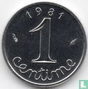 Frankrijk 1 centime 1981 - Afbeelding 1