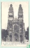 Tours - La Cathédrale Saint Gatien (XIIe  et XVIe siècles), fut commencée en 1170... - Afbeelding 1