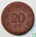 Saksen 20 pfennig 1921 - Afbeelding 2
