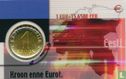 Estonie 1 kroon 2001 (Coincard) - Image 1
