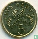 Singapore 5 cents 2010 - Image 2