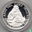 San Marino 10000 lire 2000 (PROOF) "1700 years Foundation of San Marino" - Afbeelding 2