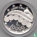 San Marino 10000 lire 2001 (PROOF) "Farewell to the Lira" - Afbeelding 2