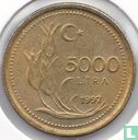 Turkije 5000 lira 1997 - Afbeelding 1