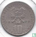 Pologne 10 zlotych 1976 (type 1) - Image 1