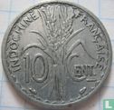 Indochine française 10 centimes 1945 (sans B) - Image 2