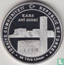 Turkije 20 türk lirasi 2014 (PROOF) "950 Years of the conquest of Kars" - Afbeelding 2