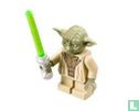 Lego sw471 Yoda (Olive Green, Neck Bracket - 75017) - Image 1