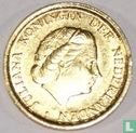 Nederland 1 cent 1966 verguld - Afbeelding 2