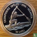 Latvia 10 latu 1994 (PROOF) "1996 Summer Olympics in Atlanta" - Image 2
