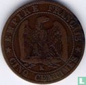 Frankrijk 5 centimes 1864 (K) - Afbeelding 2