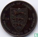 Jersey 1/24 shilling 1888 - Image 1