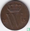 Nederland ½ cent 1843 - Afbeelding 1
