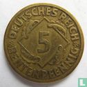 Empire allemand 5 rentenpfennig 1923 (F) - Image 2