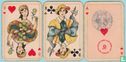 Patience No. 25, Walter Scharff K.G., München, 52 Speelkaarten + 1 joker + 1 extra card, Playing Cards, 1925 - Afbeelding 1
