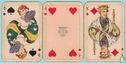 Patience No. 25, Walter Scharff K.G., München, 52 Speelkaarten + 1 joker + 1 extra card, Playing Cards, 1925 - Afbeelding 3