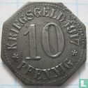 Wiesbaden 10 pfennig 1917 (20.7 mm) - Afbeelding 1