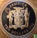 Jamaica 10 dollars 1996 (PROOF) "Summer Olympics in Atlanta" - Image 1