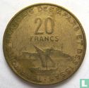 Französisches Afar- und Issa-Territorium 20 Franc 1968 - Bild 2