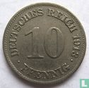 Duitse Rijk 10 pfennig 1913 (E) - Afbeelding 1