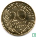 Frankreich 20 Centime 1974 - Bild 1