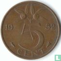 Netherlands 5 cent 1952 (type 1) - Image 1