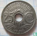 Frankrijk 25 centimes 1920 - Afbeelding 1