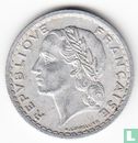 Frankrijk 5 francs 1948 (zonder B, 9 gesloten) - Afbeelding 2