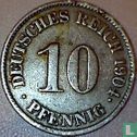 Duitse Rijk 10 pfennig 1904 (J) - Afbeelding 1