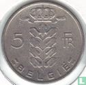 Belgium 5 francs 1967 (NLD) - Image 2