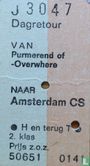 Dagretour van Purmerend of - Overwhere naar Amsterdam CS - Bild 1