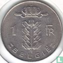 Belgium 1 franc 1972 (NLD) - Image 2
