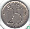 Belgien 25 Centimes 1968 (FRA) - Bild 2