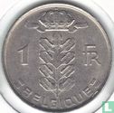 Belgique 1 franc 1966 (FRA) - Image 2