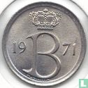 België 25 centimes 1971 (FRA) - Afbeelding 1