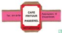 Café Frituur Passerel - Tel. 011-31791 - Patersplein 15 Diepenbeek  - Afbeelding 1