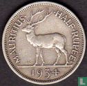 Mauritius ½ rupee 1934 - Image 1