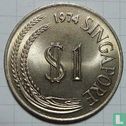 Singapore 1 dollar 1974 - Image 1