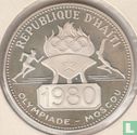 Haïti 50 gourdes 1977 (BE) "1980 Summer Olympics in Moscow" - Image 2