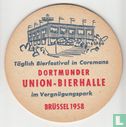 Täglich Bierfestival in Coremans Dortmunder Union-Bierhalle im Vergnügungspark Brüssel 1958 - Afbeelding 1